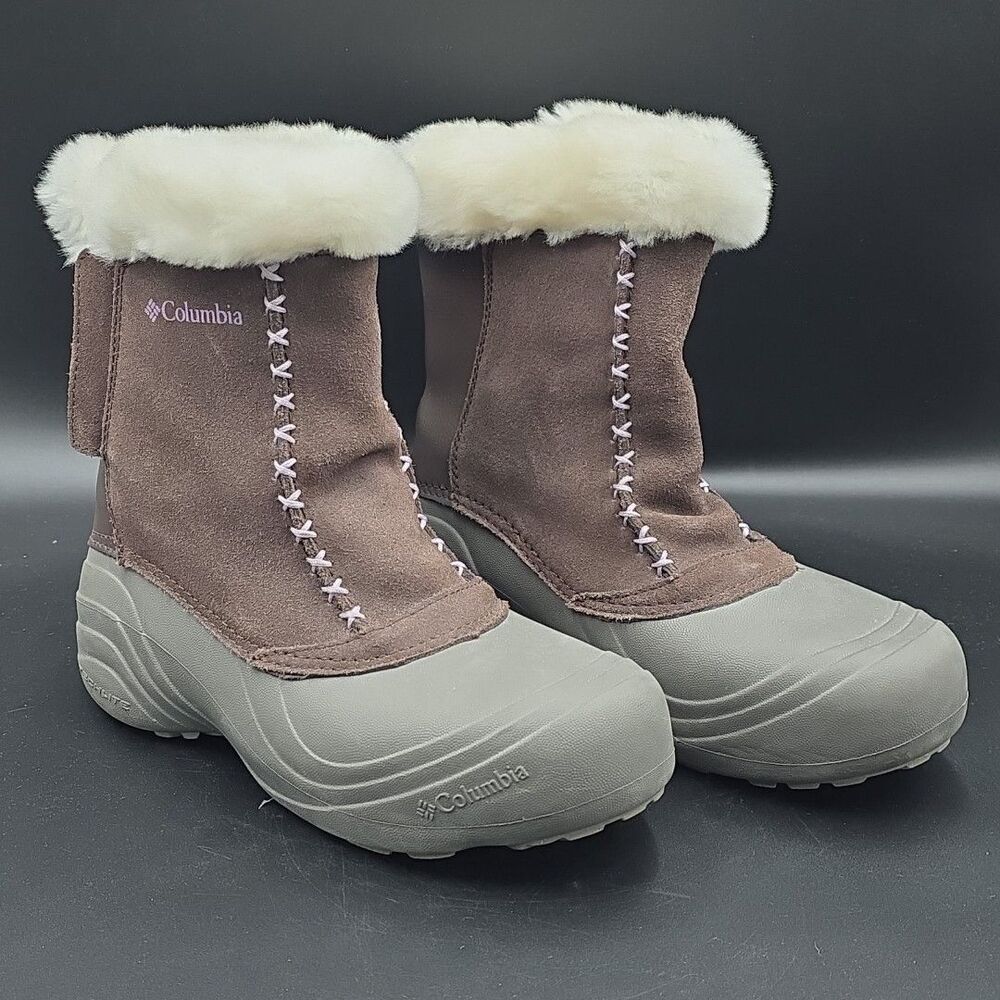Columbia Sierra Flurry Winter Boots Thermolite Womens Sz 5 Big kids Size 3.5